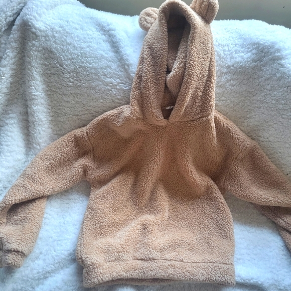 Kids pullover hooded fleece jacket, size 10 - Picture 1 of 1